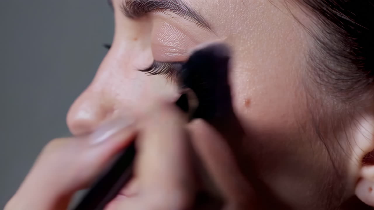 여성에 대한 메이크업 응용