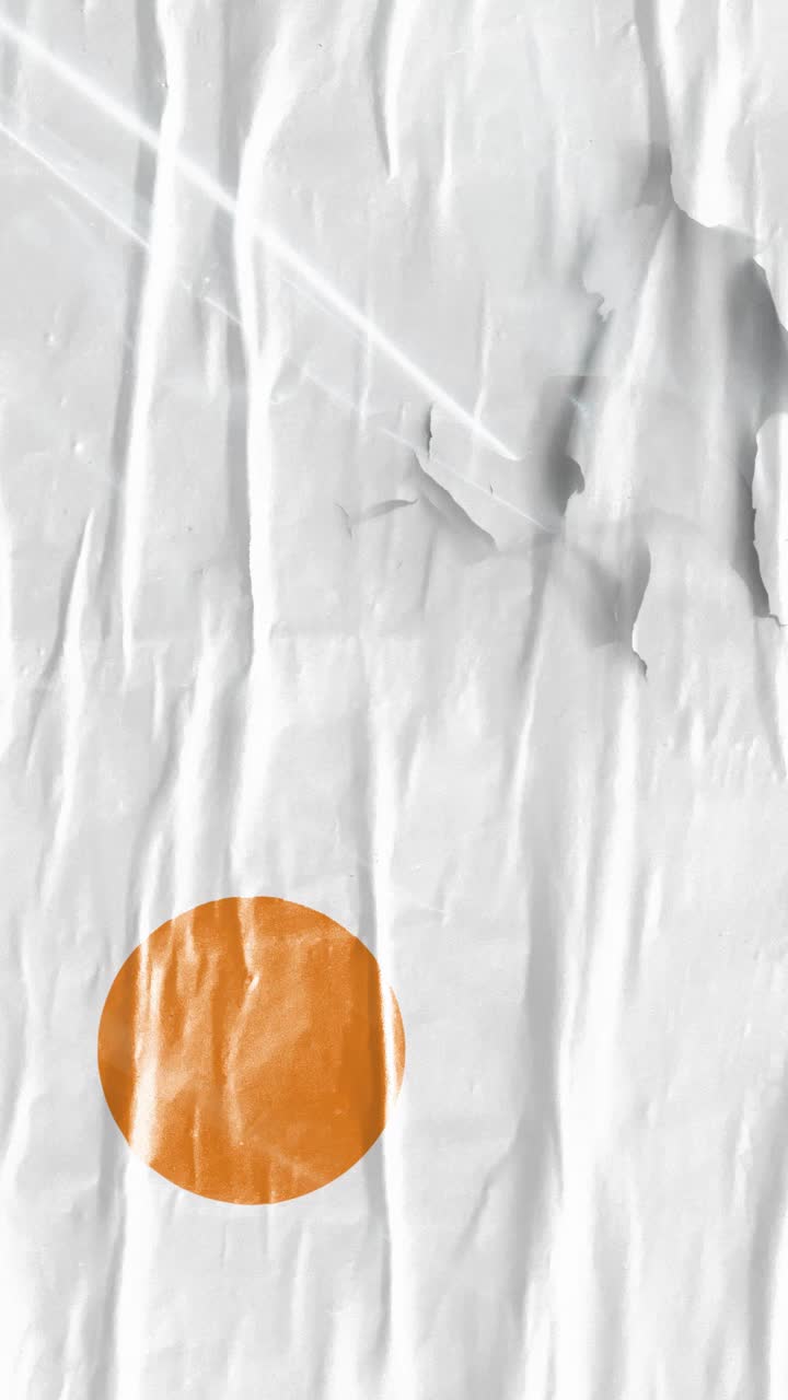 Dynamic Abstract Orange Graphics on Textured White Background