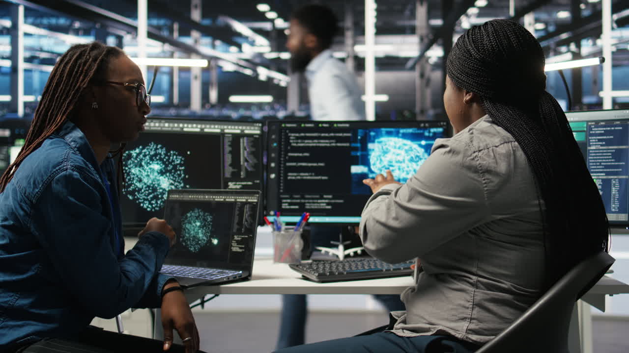 Data center engineering team deploying AI solutions optimizing gear