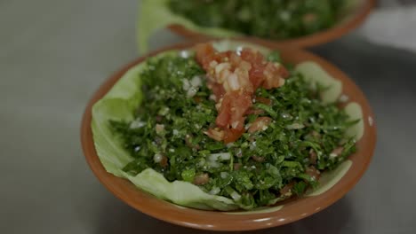 Close-Up-Shot-Of-Popular-Traditional-Tabboule-Salad-Dish