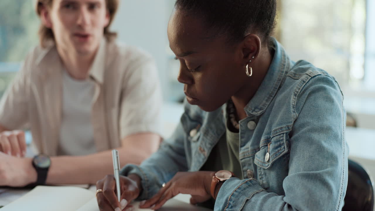 Students Studying Together
