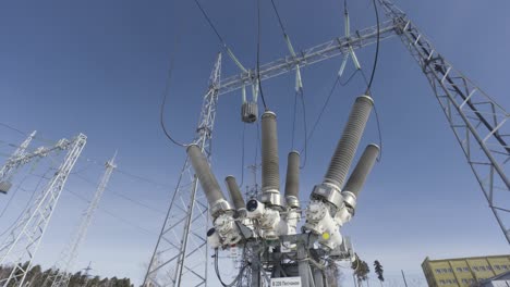 high voltage electrical substation