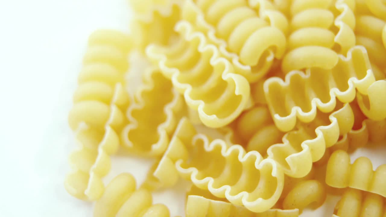 primer plano de la pasta de torchietti