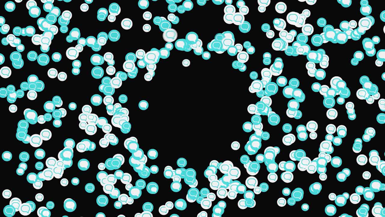 추상적인 음성 거품 패턴