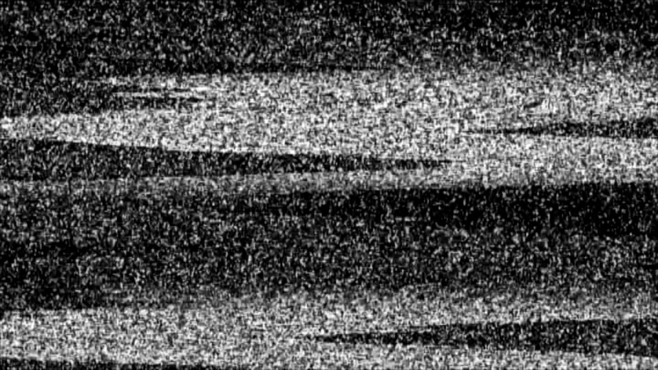 Retro TV Static and Interference with Grainy Black and White Noise