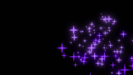 star rotation particle motion graphics