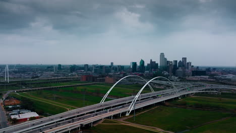 margaret mcdermott bridge, trinity river and dallas