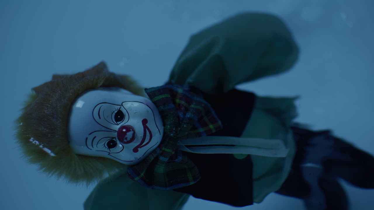 Upside-Down Clown Doll in Water