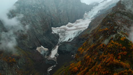 autumn mountain glacier landscape