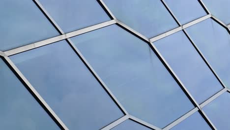 Detail-shot-of-glass-buildings-in-signapore-,