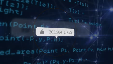 video digital único de scripts de programación de computadoras con crecientes gustos en las redes sociales