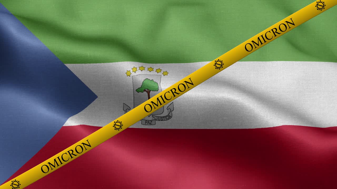 오미크론 변종과 적도 기니 발의 금지 줄무