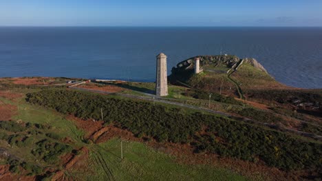 faro de wicklow head, irlanda, diciembre de 2021