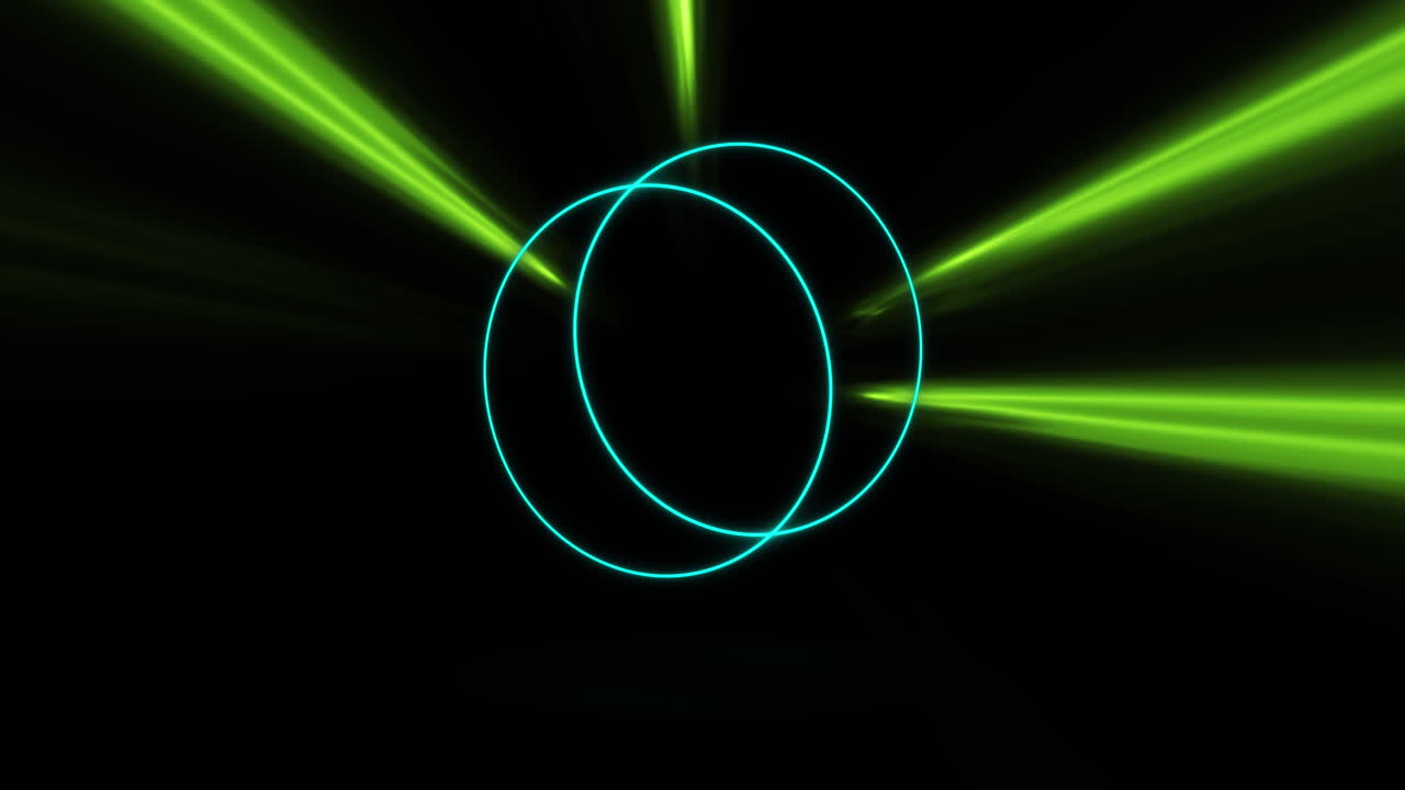 데이터 프로세싱의 애니메이션 - 빛 트레일