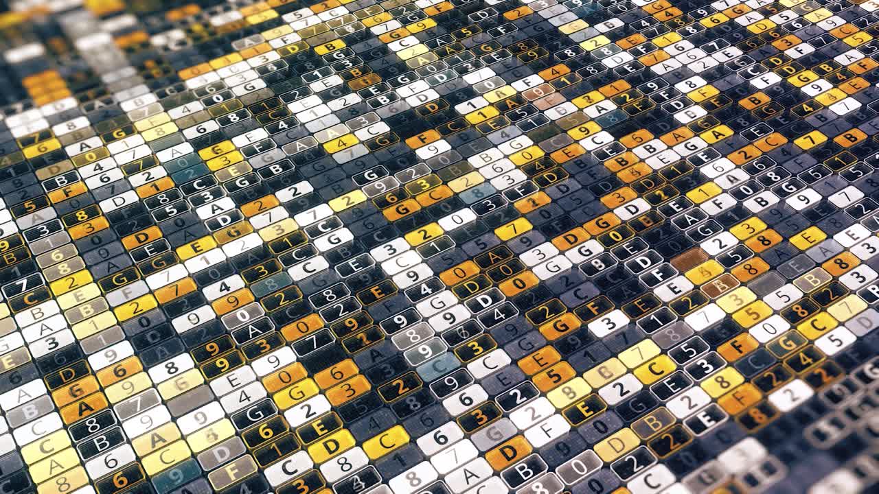 абстрактный цифровой матричный фон