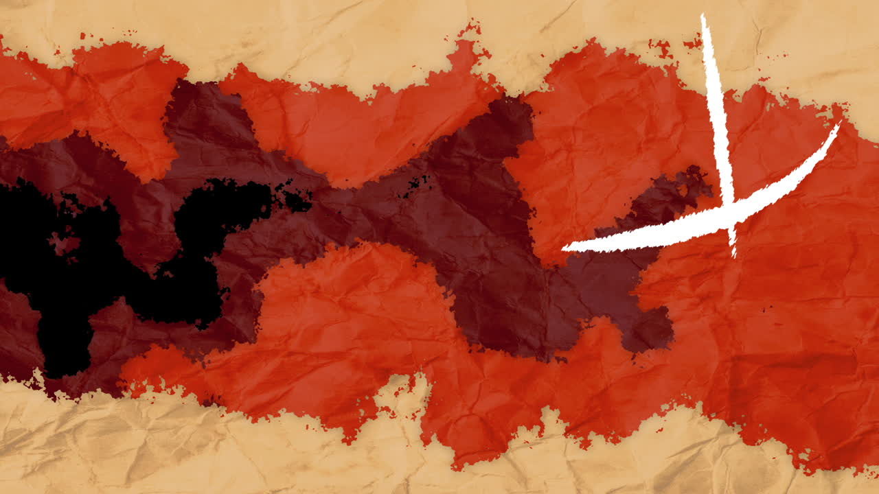 Dynamic Abstract Paint and Crumpled Paper Background Animation