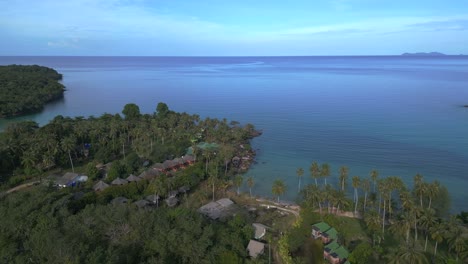 Breathtaking-aerial-view-flight-palm-tree-beach-koh-kood-island-Thailand-morning-sunrise-2022