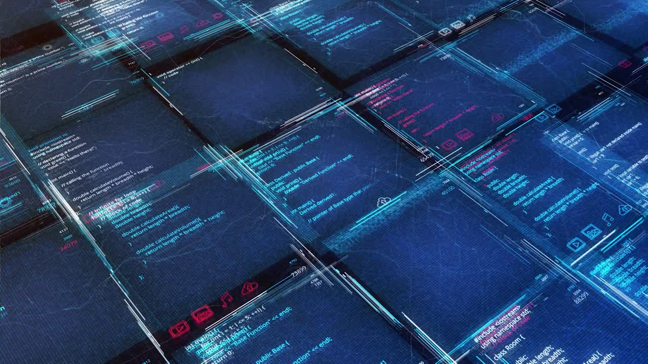 Futuristic Code Screens