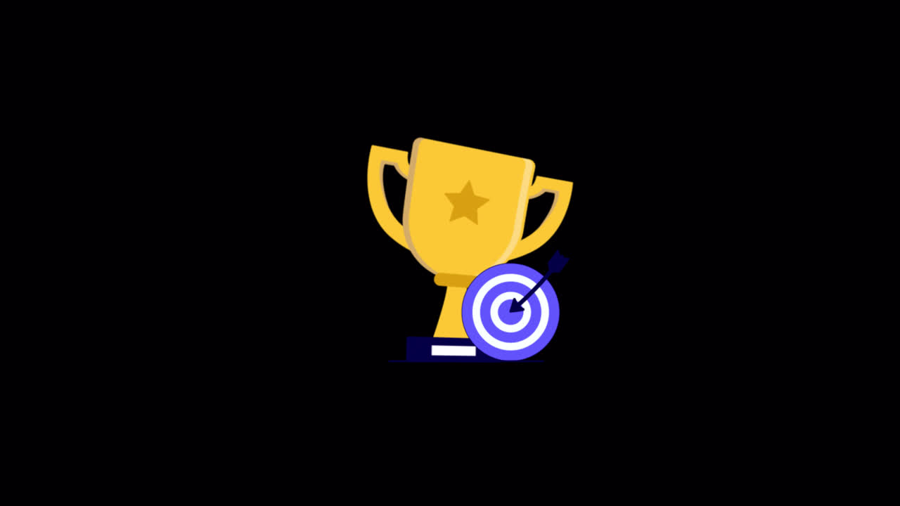 Achievement and Goal Success Concept Animation