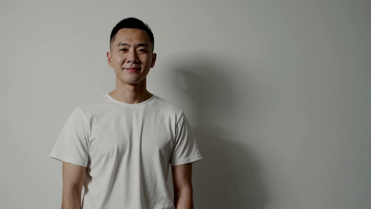 손을 흔들고 있는 남자