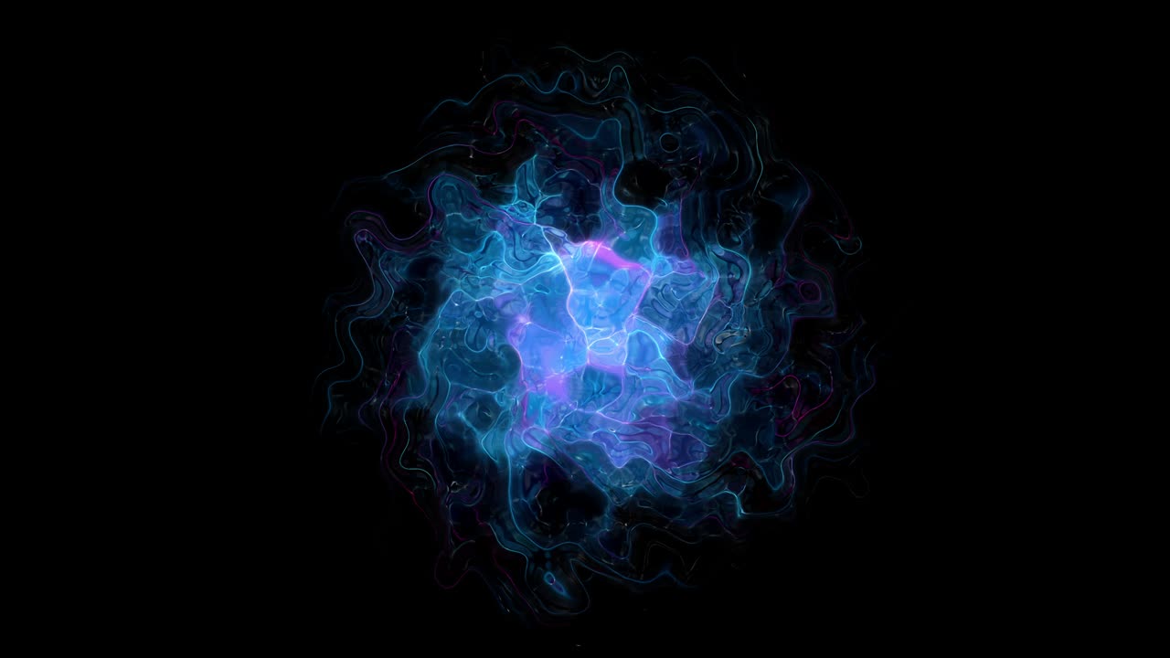 elemento de diseño de impulso eléctrico bucle sin costuras animación de renderizado 3d