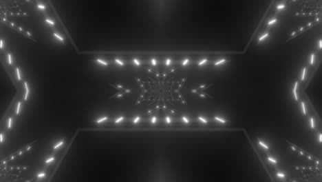túnel de luz brillante abstracto
