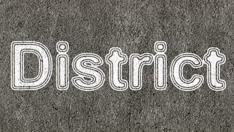 district