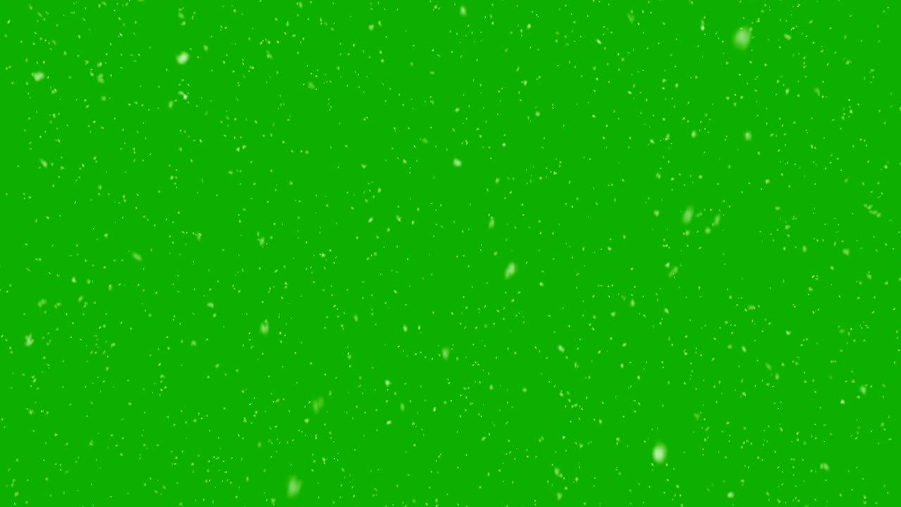 Isolated Calm Snow falls vertically down Loop Greenscreen | Premium ...