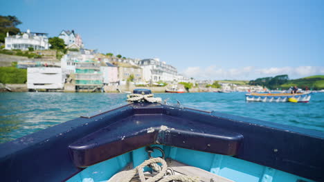 boat trip through a quaint coastal town
