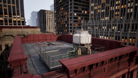 new york water tower tank detail