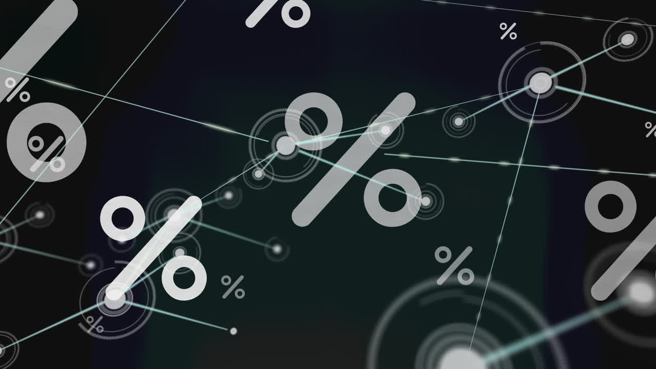 animación de la red de conexiones con iconos de corazón sobre flechas en fondo verde