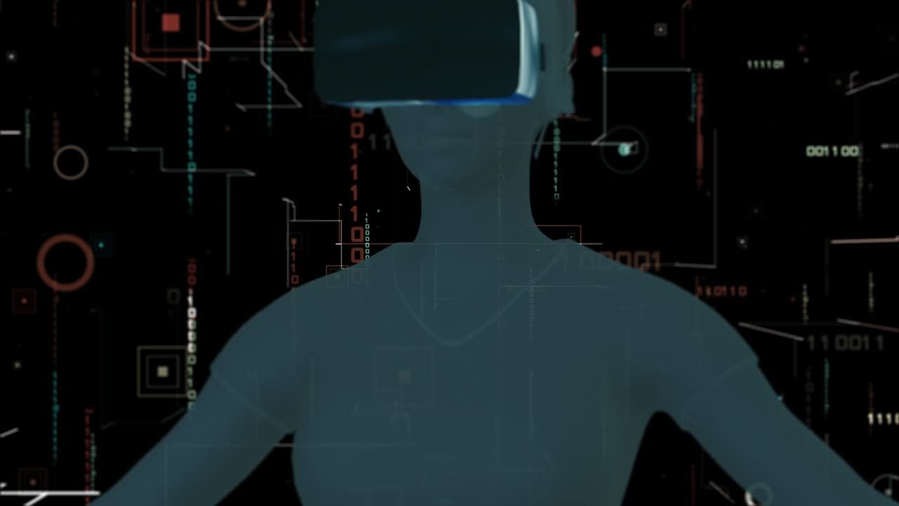 Virtual Reality Abstract Background 4K