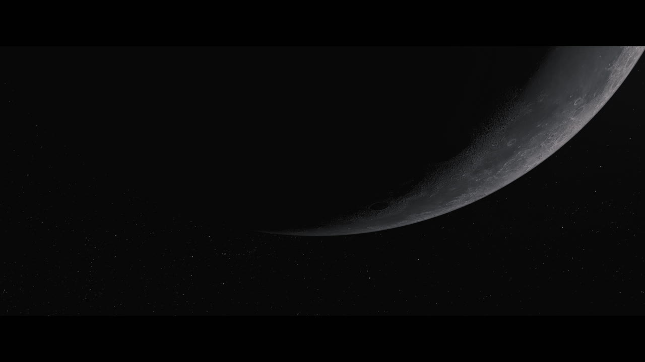 Moon viewed from space