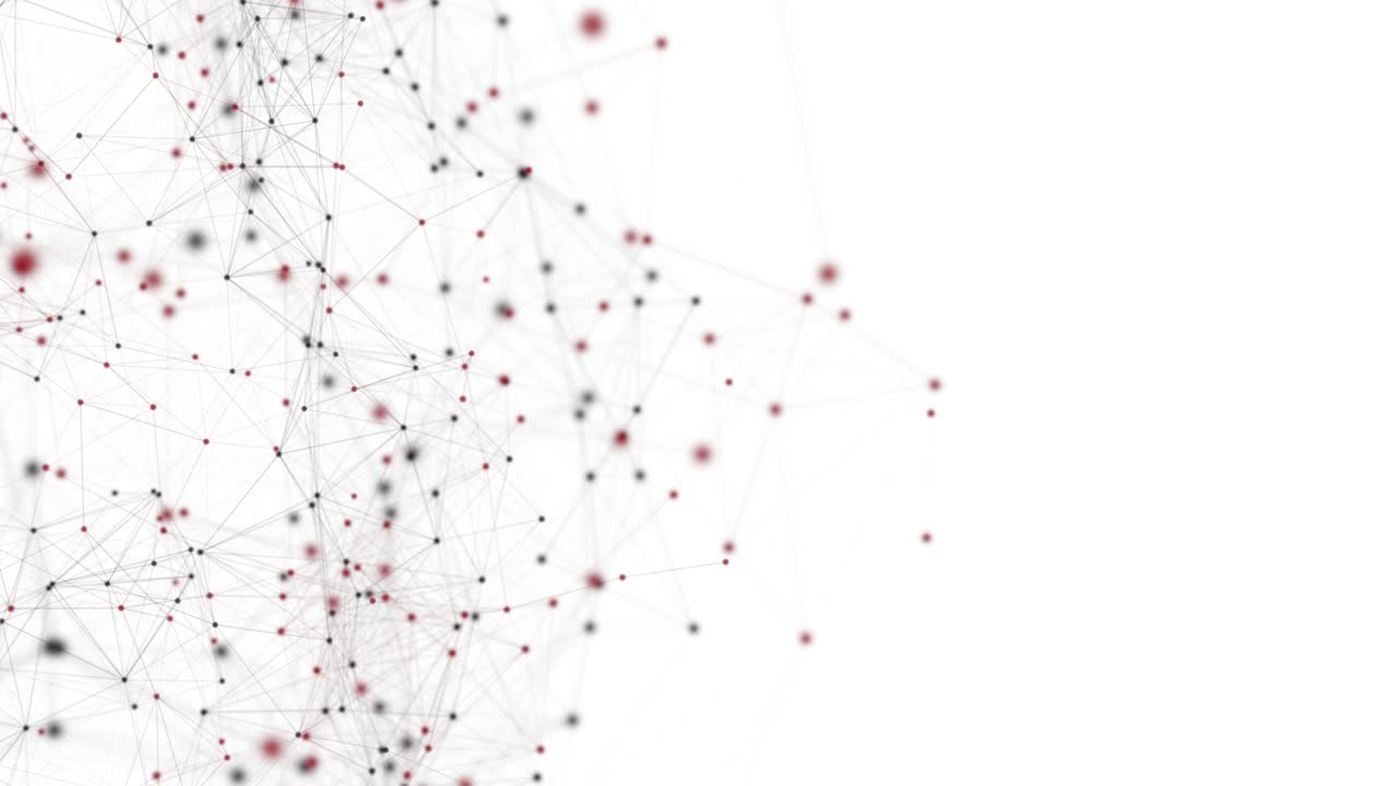 visualización de la red en fondo blanco con espacio de copia