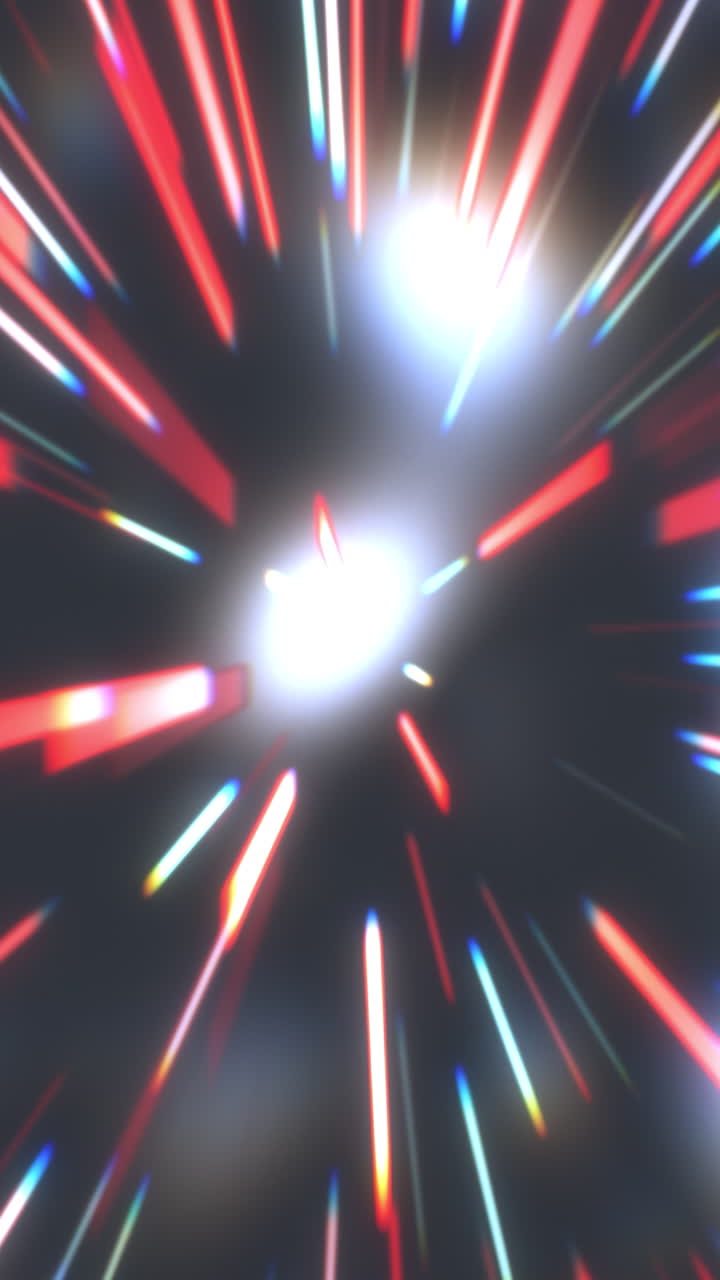 estallido de luz colorido abstracto