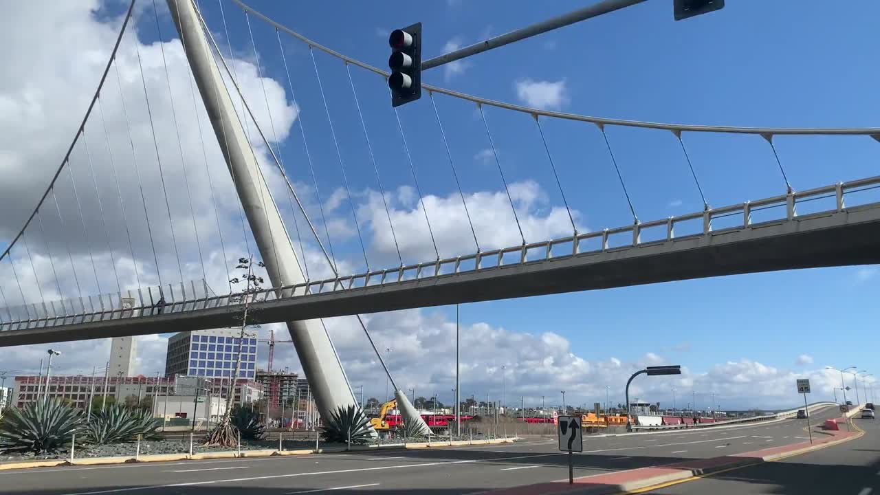 샌디에이고 캘리포니아를 통해 운전