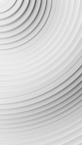 white background with curved design in the center. vertical looped animation