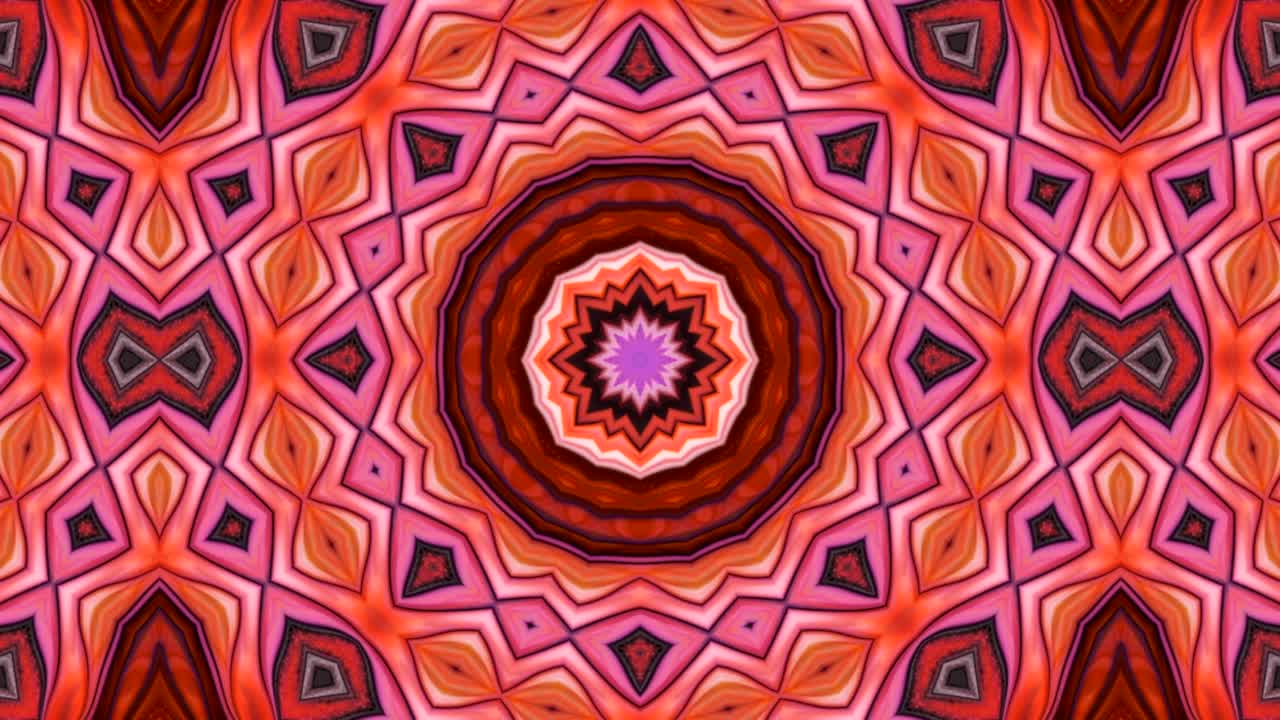 movimiento de fondo de kaleidoscopio abstractamente colorido