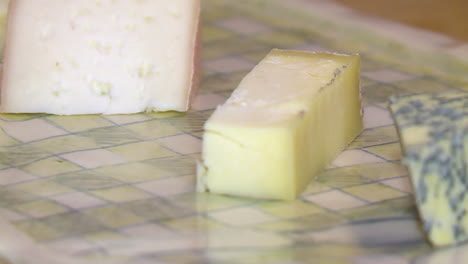 assorted cheese platter