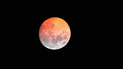 Closeup-Details-Of-Full-Moon-Moving-Across-The-Night-Sky