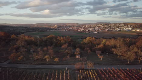 Luftdrohnenaufnahme-Der-Kleinen-Schwäbischen-Stadt-Vaihingen-Enz