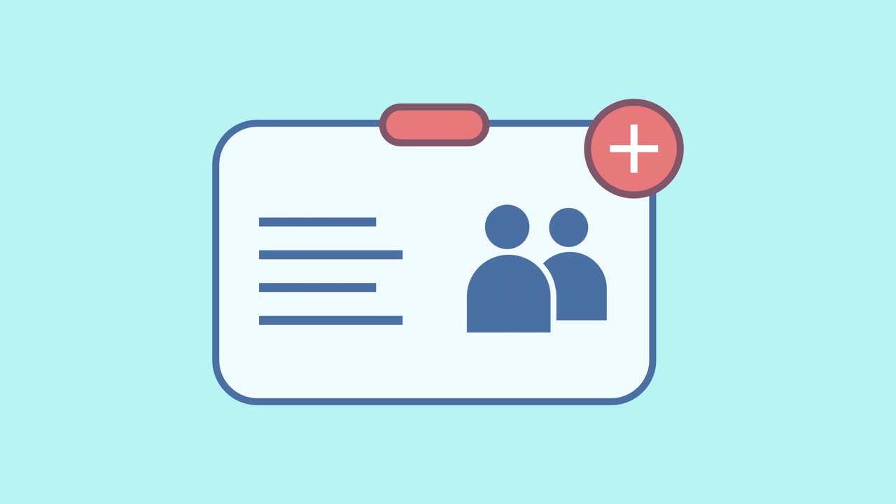 Animated User Profile Card Interface with Notification Badge
