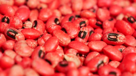 close-up of red beans