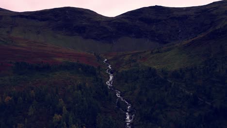 Dark-and-moody-landscape-in-Arctic-Norway