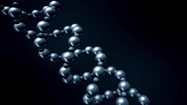 Abstract 3D Molecular Structure