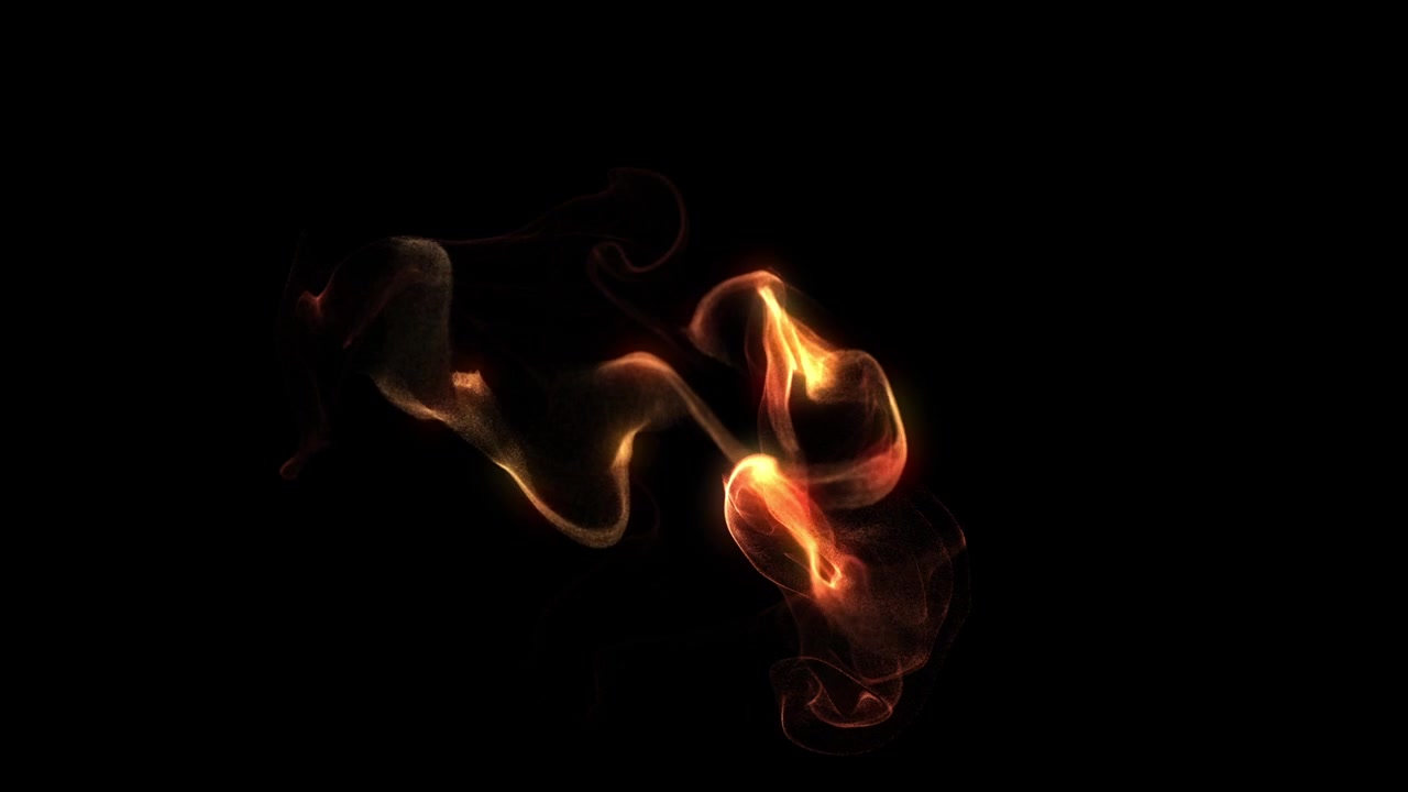 Abstract Fire and Smoke Particles
