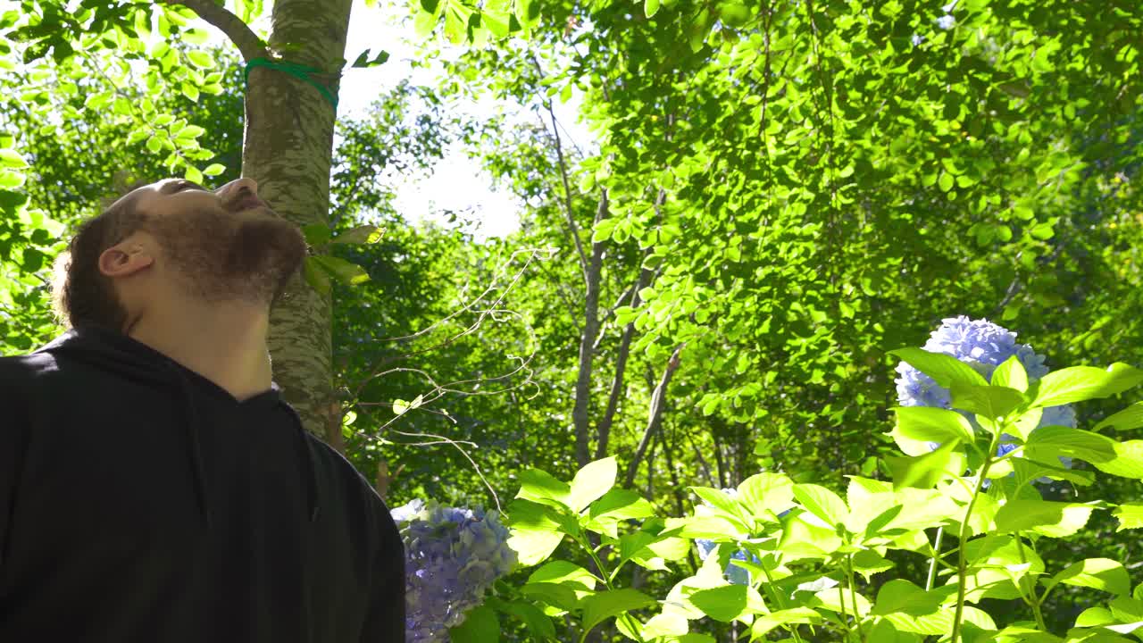 자연의 꽃을 보세요.