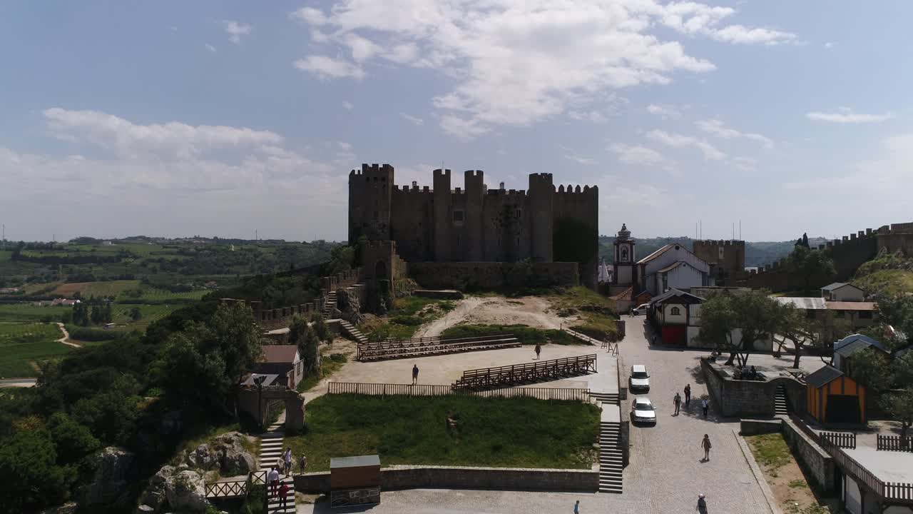 castillo y ciudad medieval de obidos, portugal
