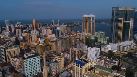 vista aérea de dar es salaam, tanzania