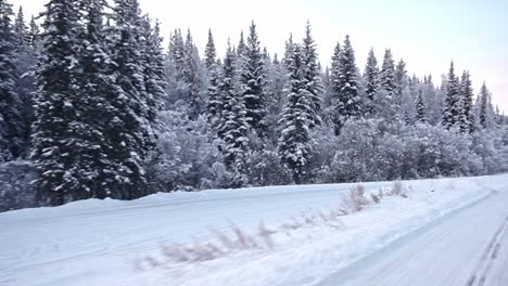 glenn highway of alaska, the scenery is breathtaking as you take in this wintery paradise